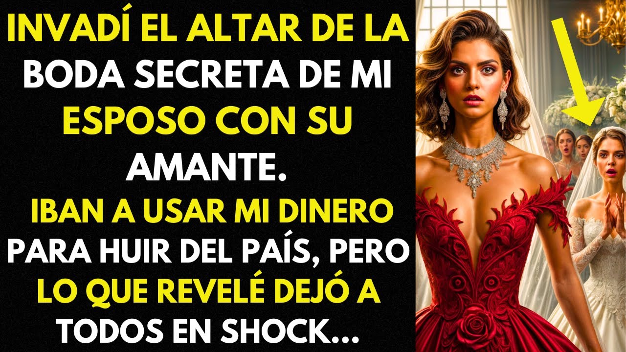 INTERRUMPÍ  LA BODA SECRETA DE MI MARIDO CON SU AMANTE  Y LO QUE REVELÉ DEJÓ A TODOS EN SHOCK