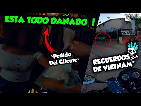 [CUSTOMER REPORTS MY ACCOUNT 😰] Delivery POV Puente Alto Nighttime / #chile #motovlog #nivem