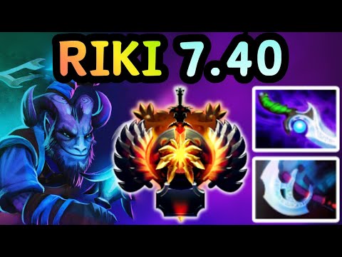 🔥 NEW PATCH 7.40 !!! RIKI CARRY INSANE ASSASSIN PLAY | DOTA 2 GAMEPLAY 🔥
