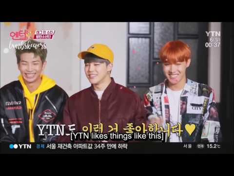 [ENG HARD SUB] 161105 ♡ BTS YTN EnterK Tag InterviewTimothy BgWilson