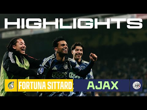 Owen Wijndal's Super Strike! 💙 | Highlights Fortuna Sittard - Ajax | Eredivisie