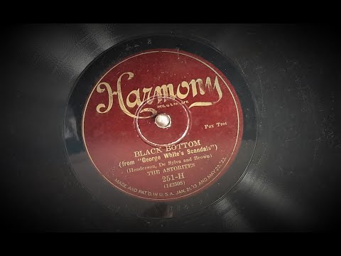 "Black Bottom" by The Astorites cir 1926 (Electrola 101 Phonograph)