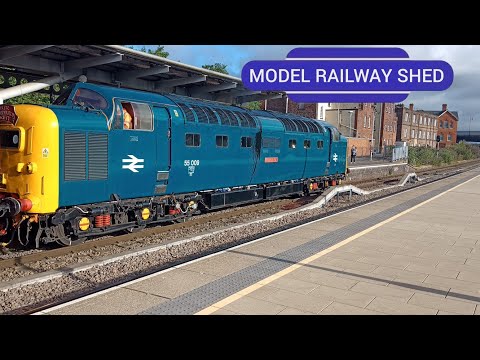 Deltic 55009, The Capital Deltic Reprise Railtour 29/07/23 at Derby Station