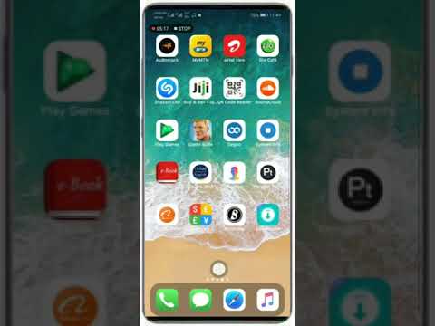 How to make your Huawei y7 prime look like an iphone