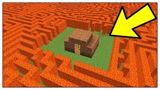 CASA NOOB CONTRO LABIRINTO DI LAVA! - Minecraft ITA