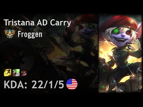 Tristana AD Carry vs Twitch - Froggen - NA Challenger Patch 7.19