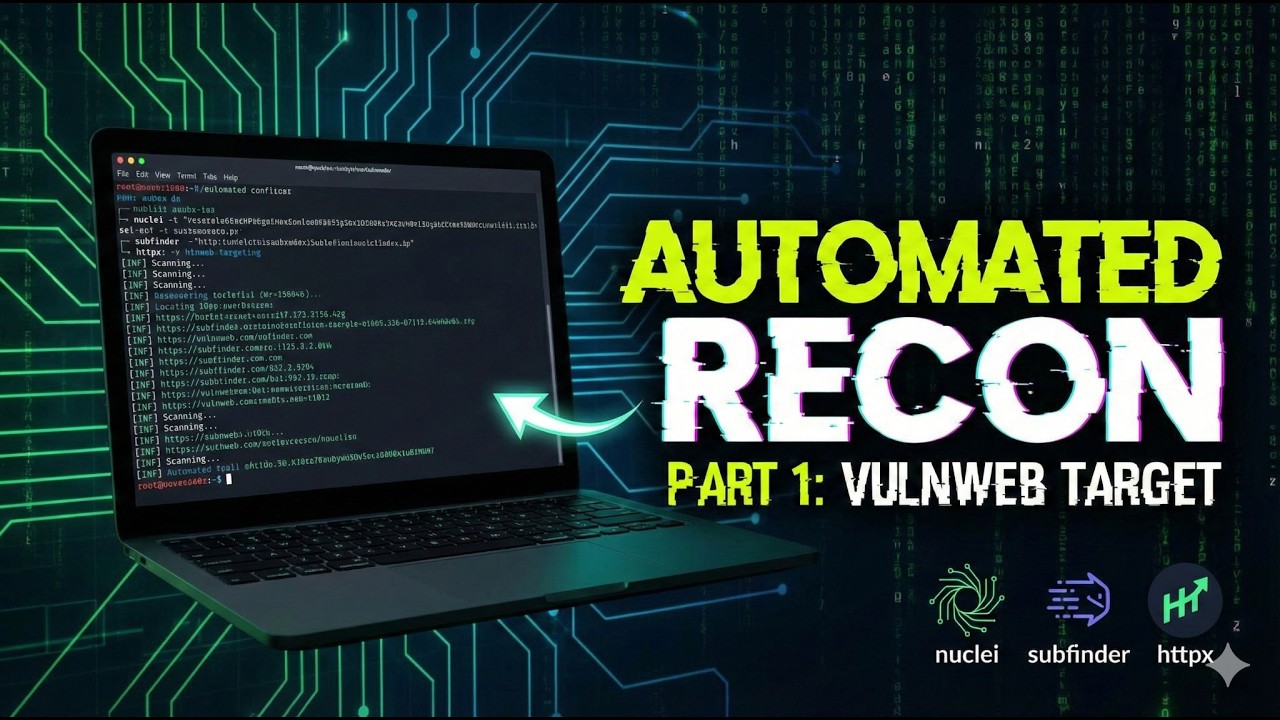 Automated Bug Bounty Recon: Subfinder, Nuclei & Httpx Workflow (2026)