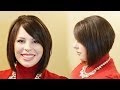 How to Cut a Stacked A-line // Aline Haircut ...