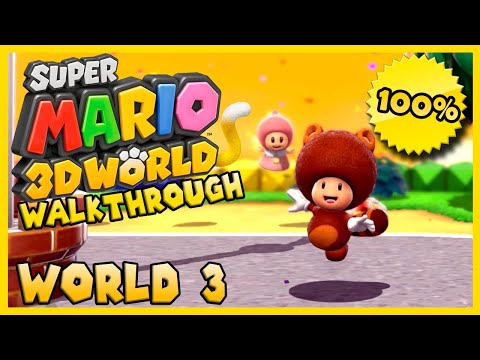 Super Mario 3D World + Bowser's Fury 100% Walkthrough - World 3