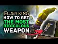 Elden Ring - The MOST RIDICULOUS Weapon - How to Get Ringed Finger Funny Weapon Location Guide