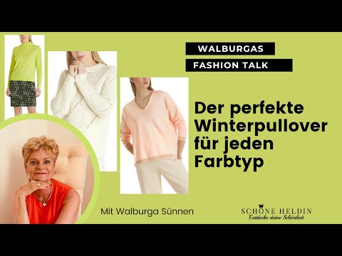 Walburga’s Fashion Talk - The perfect winter sweater for every color type