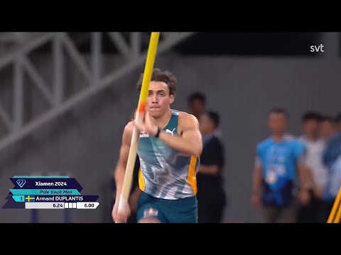 Armand Duplantis slår världsrekord, 6.24 meter!