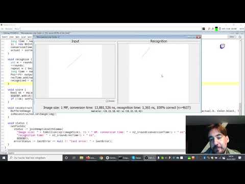 Finding a line in 1 million pixels in 2 microseconds