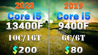 Video thumbnail for Core i5 13400F (2023) vs Core i5 9400F (2019) | How Big is the Difference? by TheSpyHood