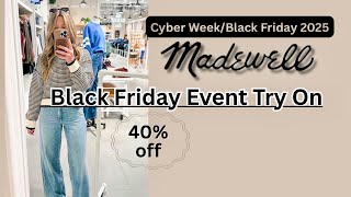 Madewell Black Friday / Cyber Week Try-On Haul | Jeans + Fall/Winter New Arrivals