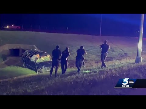 Suspect in Oklahoma County Jail after starting multi-county pursuit over weekend