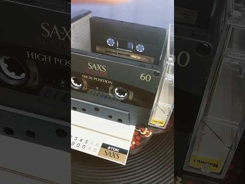 TDK SA-XS ~1988 / National metal EM ~1982 топові касети #shortvideo #retro #music #sound #collection