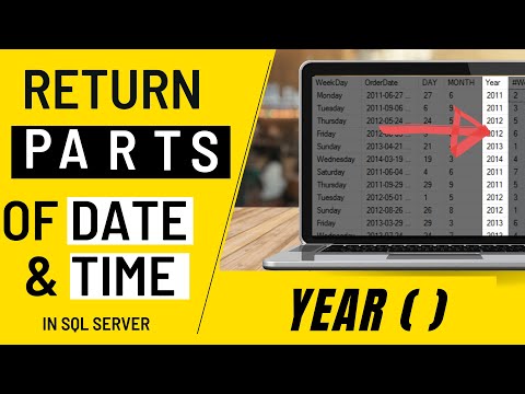Datetime Functions In Sql Server Year Function