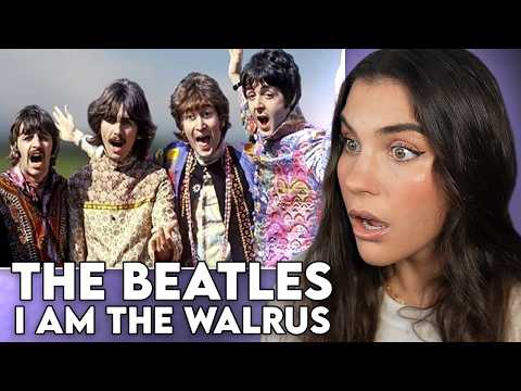 THIS IS WILD!!! First Time Reaction to The Beatles - "I Am The Walrus"