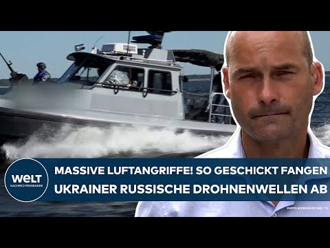 PUTINS KRIEG: Massive Luftangriffe! So geschickt fangen die Ukrainer russische Drohnenwellen ab