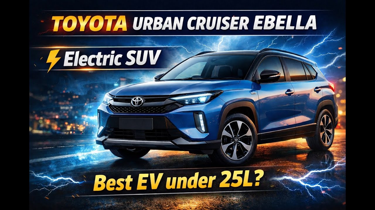 Toyota Urban Cruiser Ebella Electric SUV | Best EV Under 25 Lakh? ⚡🚗
