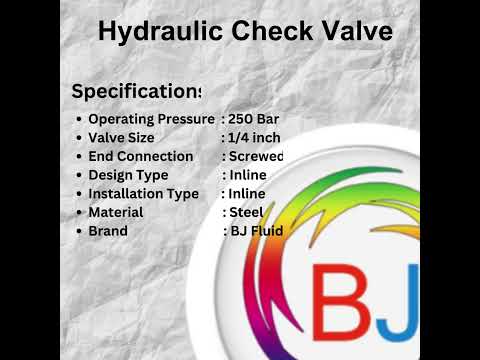 Hydraulic Check Valve