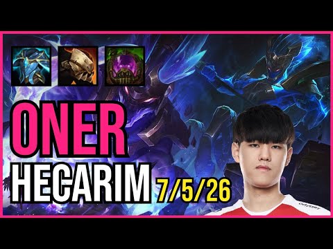 ONER - HECARIM vs UDYR Jungle - KR Challenger - Patch 11.6