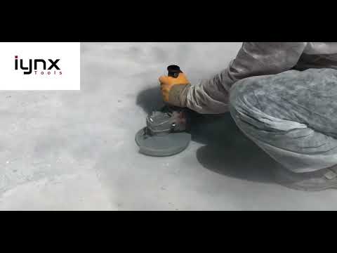 Anwendervideo Beton schleifen mit dem Winkelschleifer