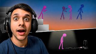 REACT ANIMAÇÃO VS MINECRAFT... - A TRISTE HISTÓRIA DO ROXO ! Ep. 28 e 29