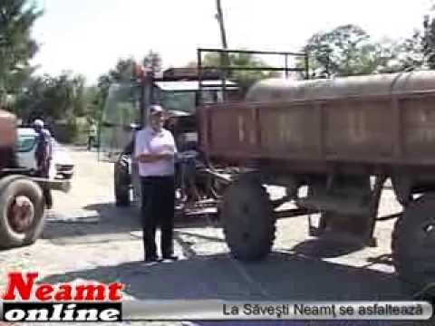 La Săveşti Neamţ se asfaltează