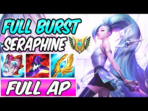 FULL AP BURST SERAPHINE WITH DARK HARVEST - K/DA Superstar Seraphine Gameplay | League of Legends