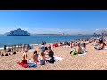 Walking in Portsmouth, England | The most Beautiful Beach in UK | Summer Walk 2021 | 4K Ultra HD