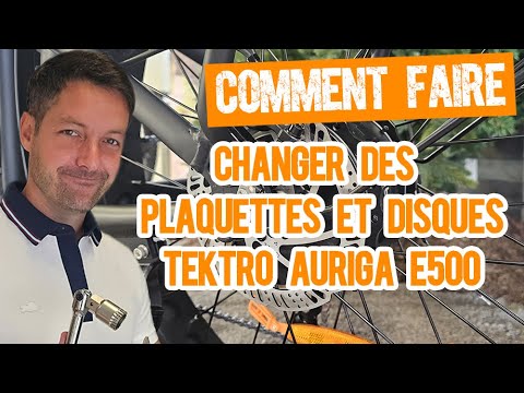 Changer des plaquettes et des disques Tektro