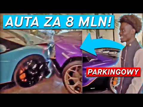 Parkingowy rozbił DWA LAMBORGHINI! - MotoNEWS