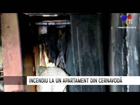 Incendiu la un apartament din Cernavodă - Litoral TV