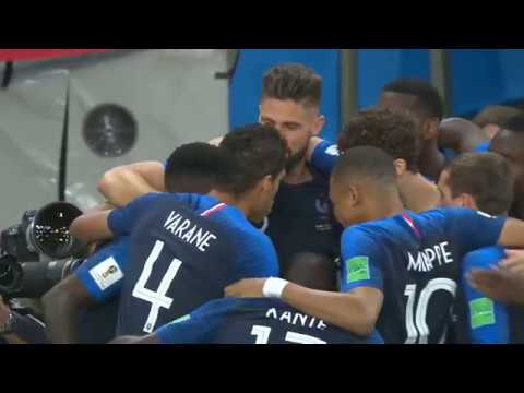 France vs Belgium Samuel Umtiti's Goal FIFA World Cup 2018 Soccer Semi Final