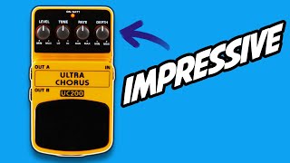 Video thumbnail for Ultimate budget chorus? Behringer Ultra Chorus UC200 by Budget Pedal Chap