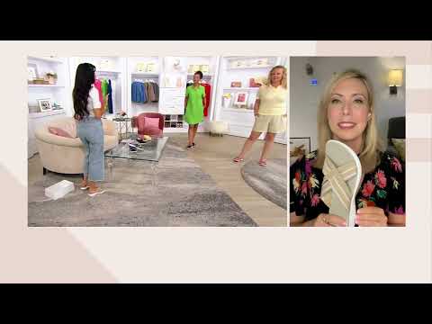 Clarks Cloudsteppers Sport Slide Sandals - Mira Isle on QVC