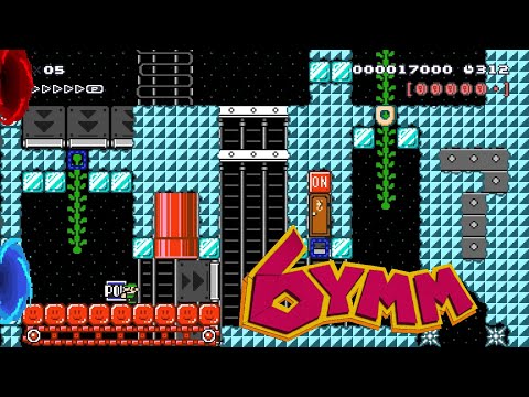 [6YMM] Aperture Testing Facility by nabuz - Super Mario Maker 2