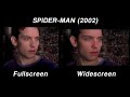 Spider Man 2002 Fullscreen Vs Widescreen Comparison