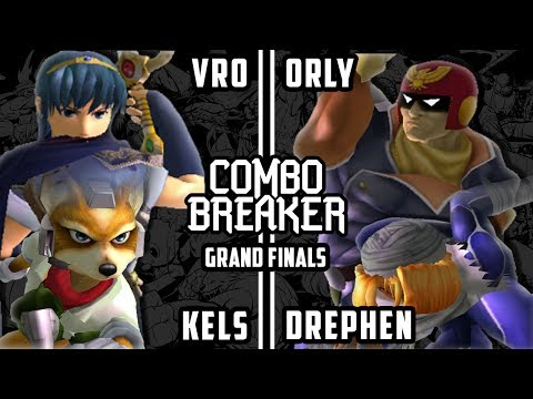 Combo Breaker 2017 Smash Melee - Vro & Kels vs Drephen & ORLY - Melee Doubles Grand Finals