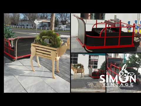 Celebrate Winter with this Vintage Sled!