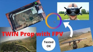 TWIN PROP RC Plane ~ From Making to Flight || FPV Video || Auto Take OFF and RTL || GBS Team
