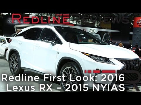 2016 Lexus RX – Redline: First Look – 2015 New York Auto Show