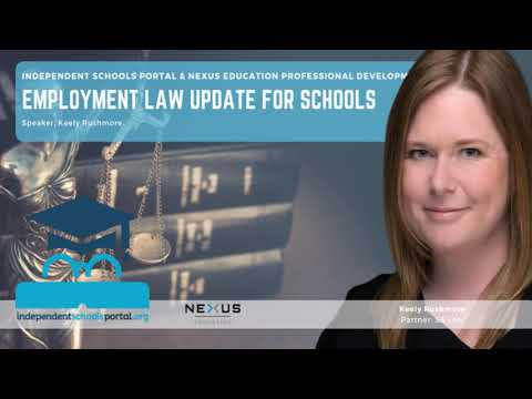Employment Law in Practice  - Update for Schools