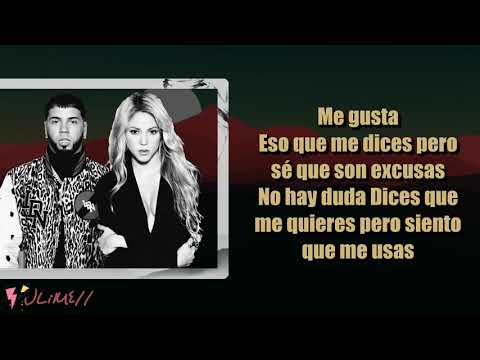 Me Gusta - Shakira, Anuel AA (Letra) 4k