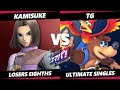 Sumapa 134 TOP 8 - Kamisuke (Hero) Vs. TG (Banjo Kazooie) Smash Ultimate - SSBU