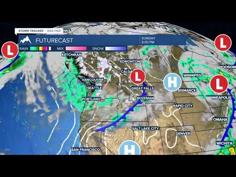 Cold and snowy pattern moves toward SW Montana