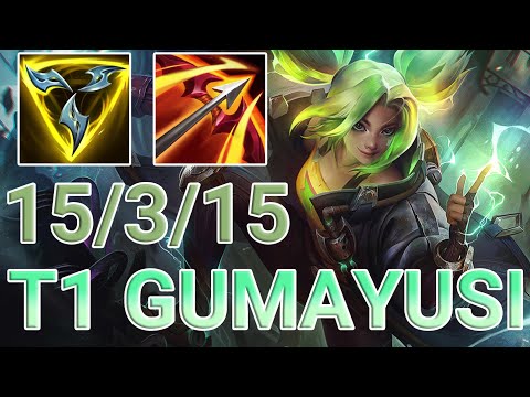 T1 Gumayusi Zeri ADC VS Lucian | KR Challenger Patch 13.10
