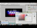 Один из уроков как сделать красивый текст в photoshop cs5.avi 